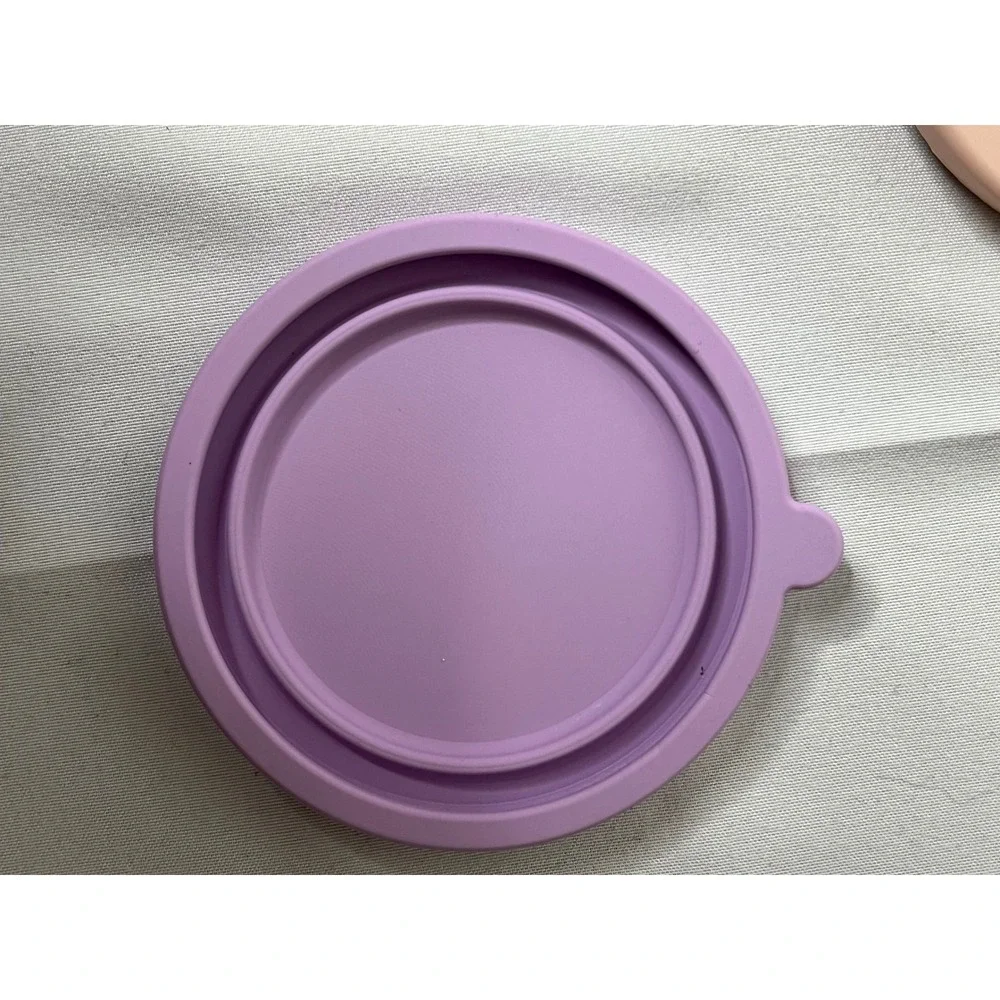20pc Oui glass, Silicone Pet Food Can Covers Reusable Universal Lids multi Color